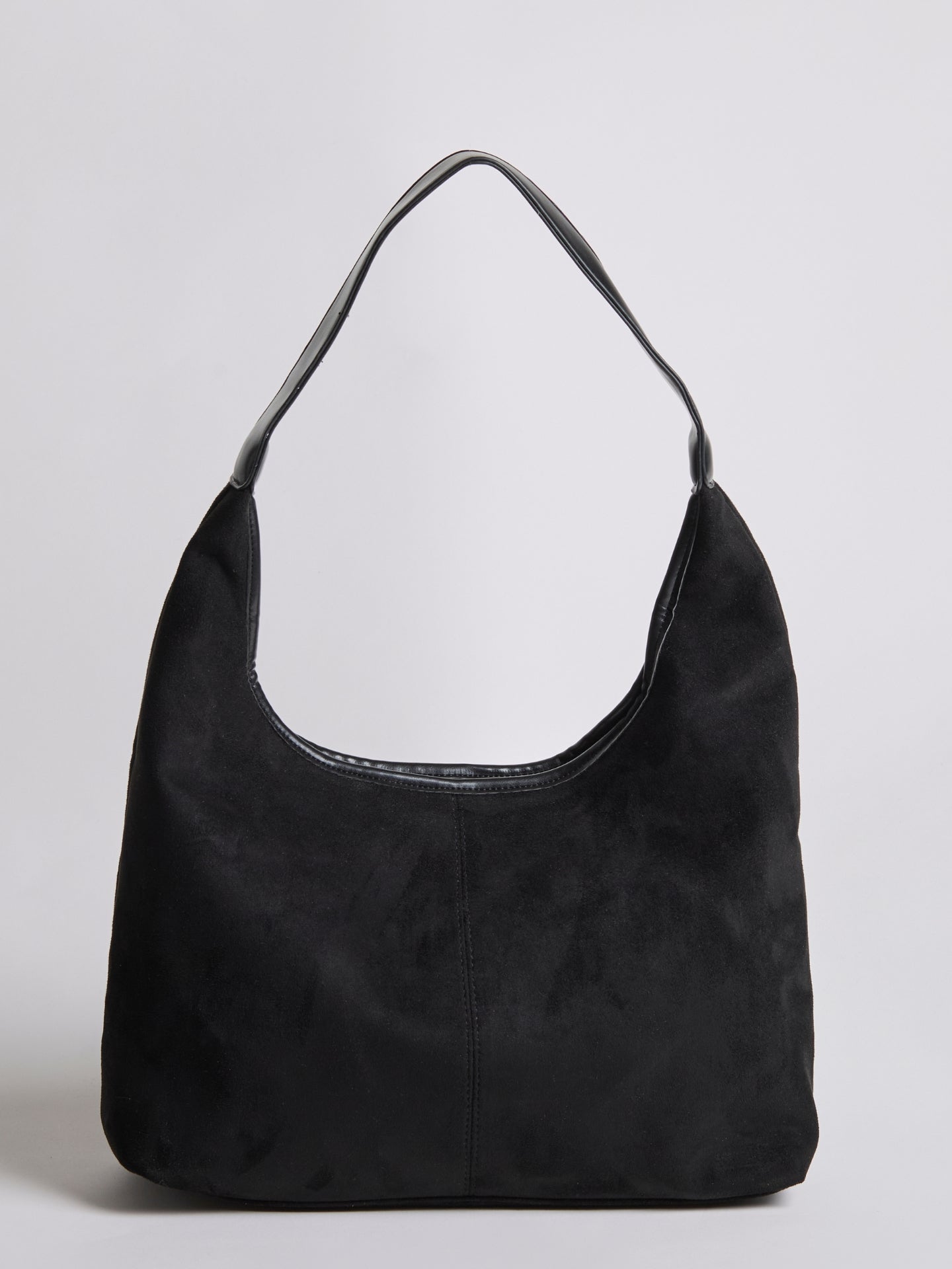 Suede Daily Tote Bag - Black