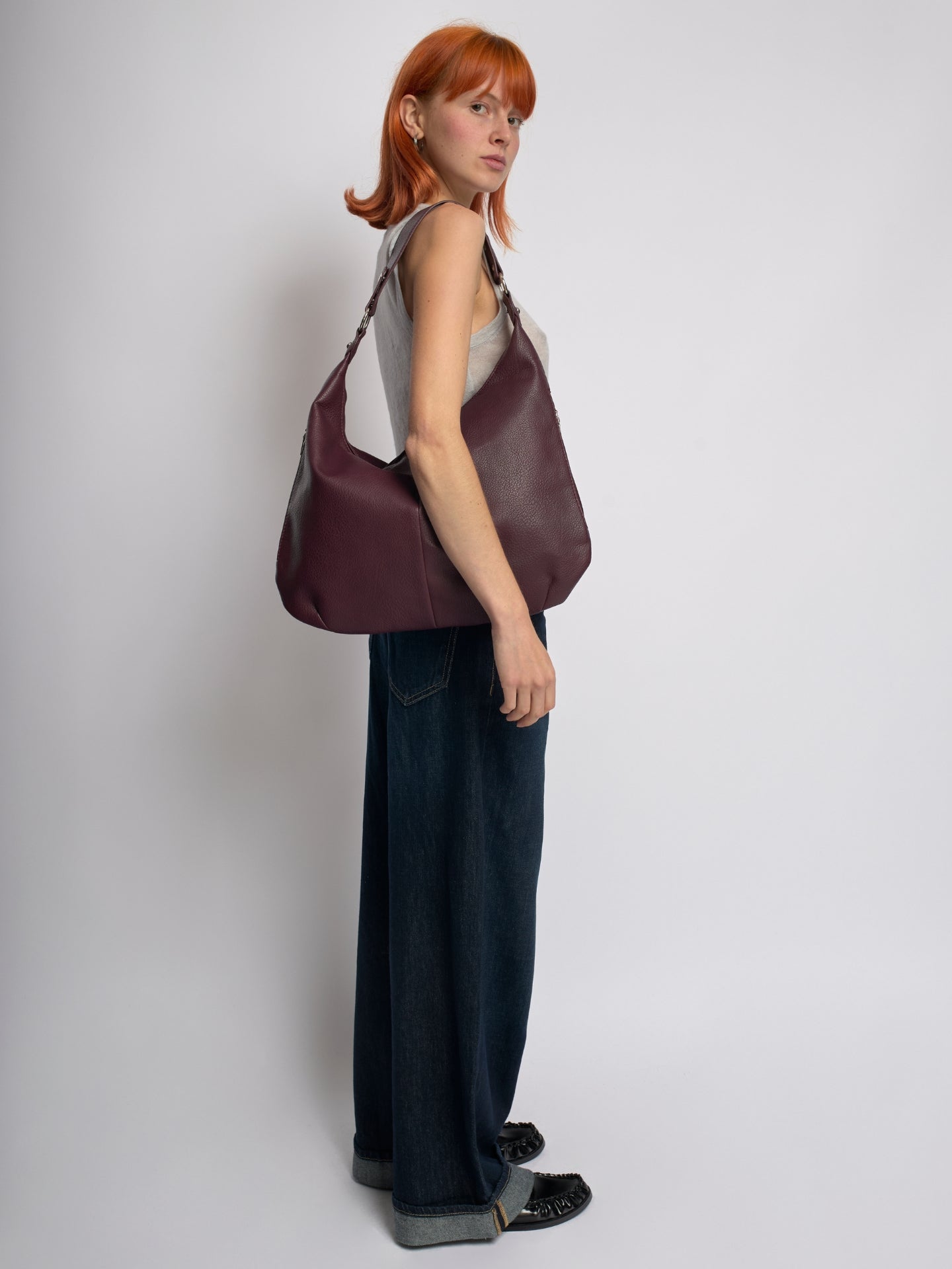 Athena Bag - Wine Red