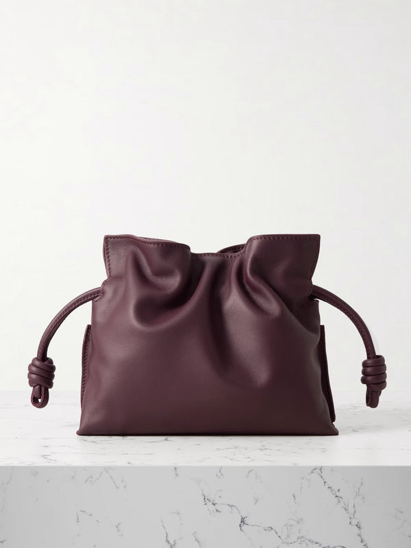 Flamenco Clutch Bag Mini - Burgundy