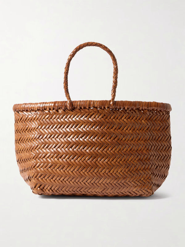 Bamboo Wowen Bag Medium - Tan