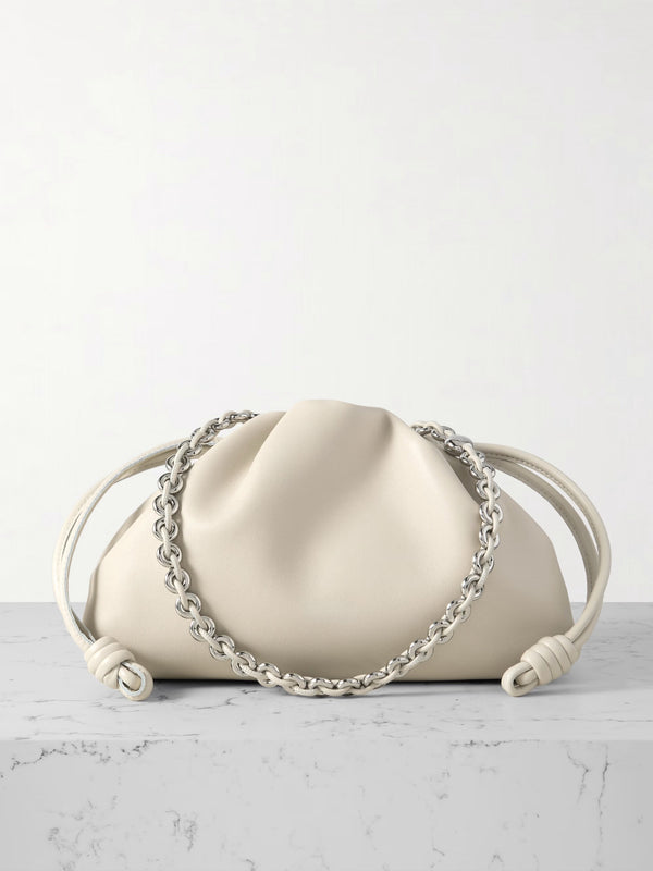 Flamenco Clutch Bag - Off White