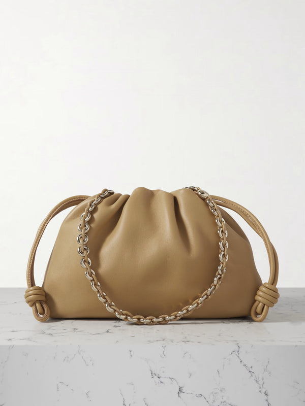 Flamenco Clutch Bag - Beige