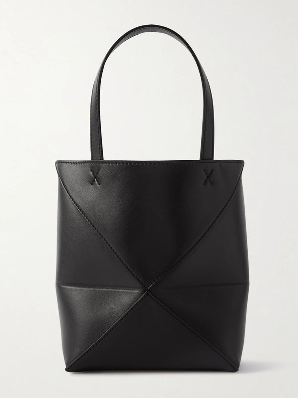 Puzzle Folded Bag Mini - Black